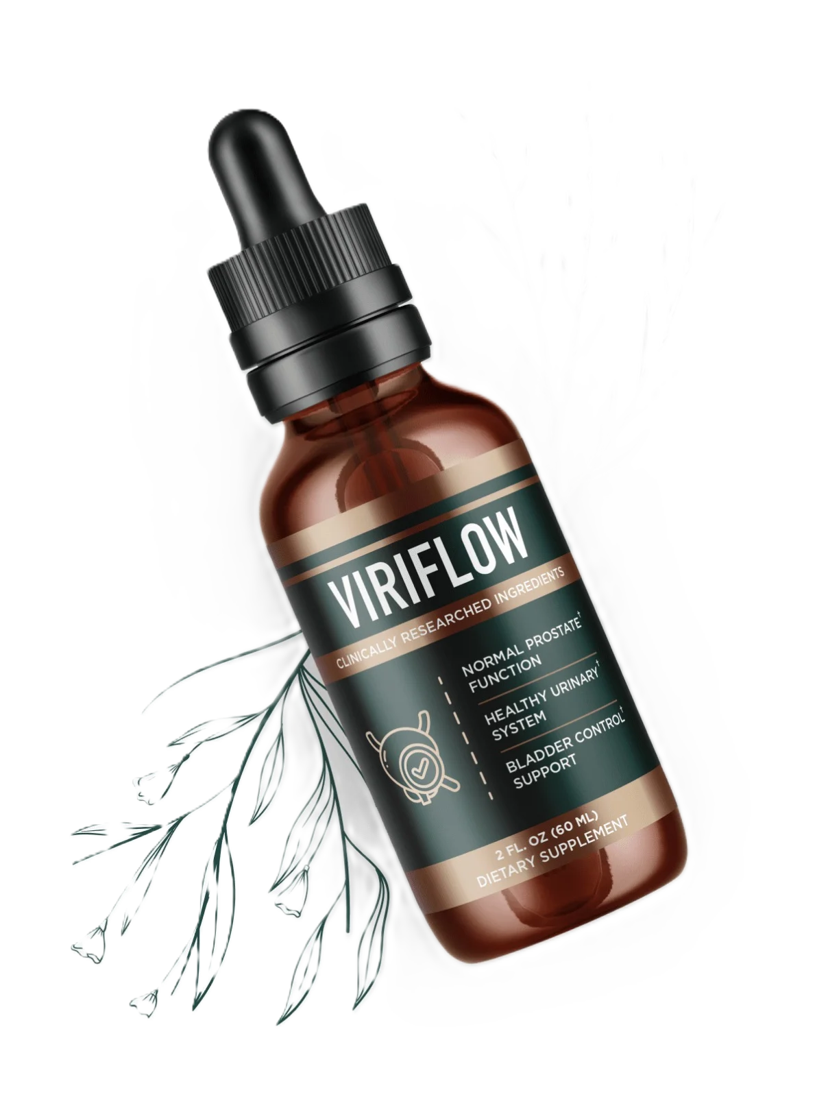 ViriFlow Supplement Bottle